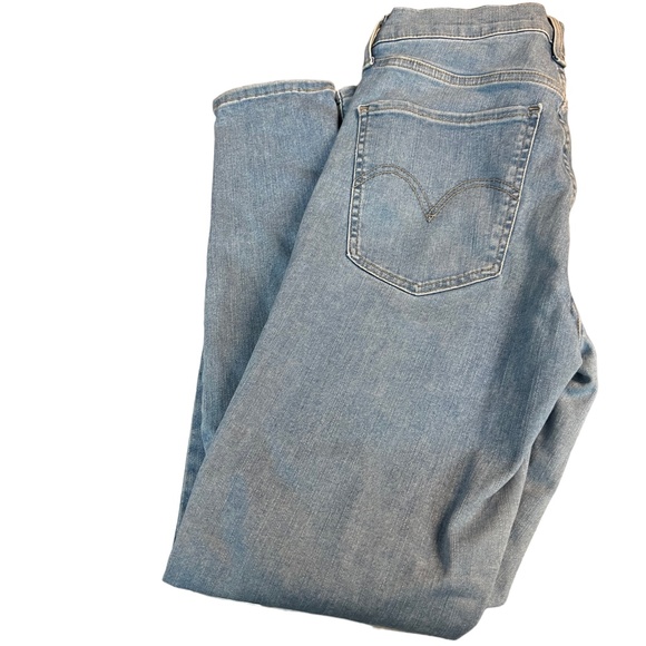 Levi's® Jeans Sculpt Hyperstretch Mile High Skinny Light Wash Stretch Zip Fly - Picture 2 of 9